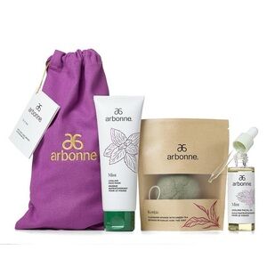 Arbonne mint facial set